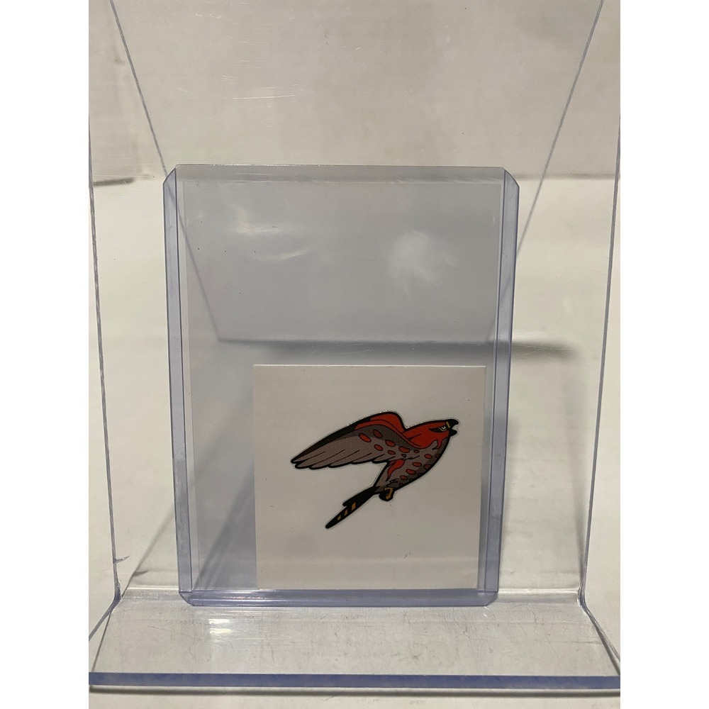 Nintendo Pokemon Fletchling Sticker Bird Graphic Red Small Excellent